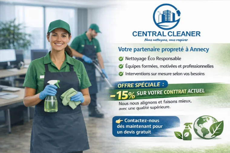 Nettoyage hôtelier – Central Cleaner, Annecy, Central Cleaner